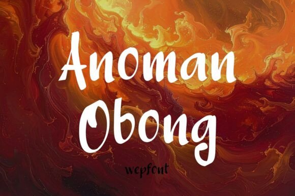 Anoman Obong: A Bold Script Font for Editorial Design