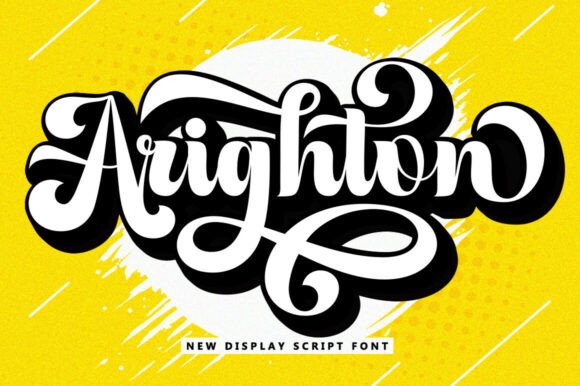 Arighton: A Bold Script Font for Campaign Impact