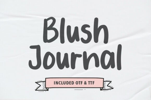 Blush Journal: A Font That Elevates Your Brand