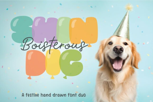Boisterous Shindig Duo: A Font That Brings Joy to Your Brand
