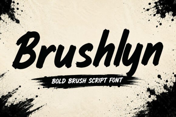 Brushlyn: The Bold Script Font for Impactful Digital Design