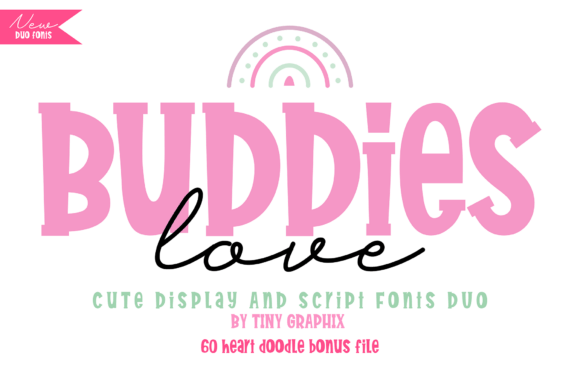 Buddies Love Duo: A Font for Heartfelt Branding