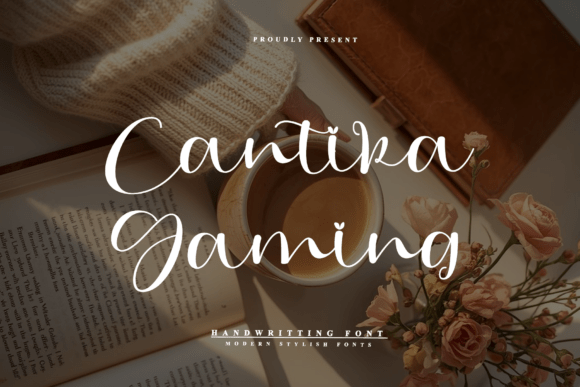Cantika Gaming: A Script Font for Impactful Branding
