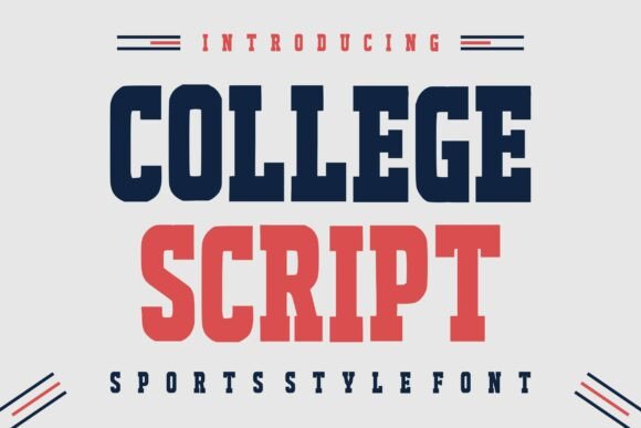 College Script: A Bold Choice for Web Design