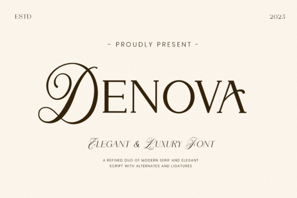 Denova: A Font That Elevates Every Handmade Detail