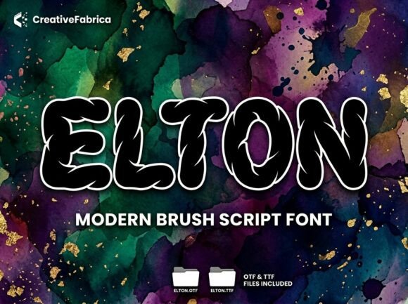Elton: A Font That Commands Attention