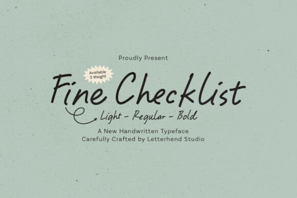Font for Branding: Fine Checklist Adds Warmth and Professionalism