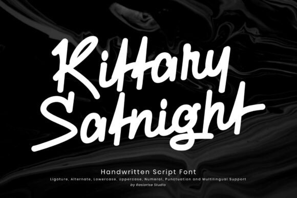 Kittary Satnight: A Font for Effortless Branding