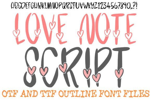 Love Note Script: A Font for Romantic Readability