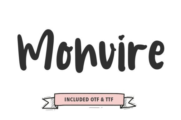 Monvire: A Bold Script Font for Creative Branding