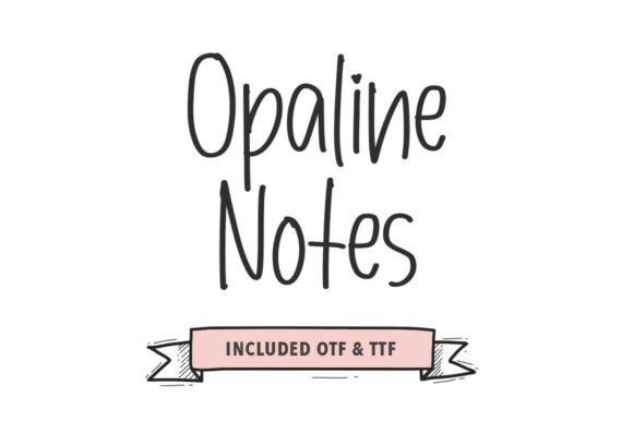 Opaline Notes: A Font That Elevates Your Brand