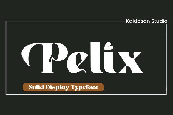Pelix: A Font That Elevates Digital Design
