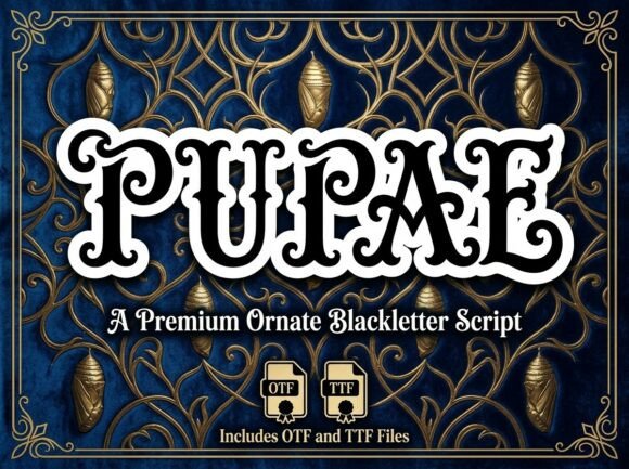 Pupae: A Font That Transforms Your Handmade Creations