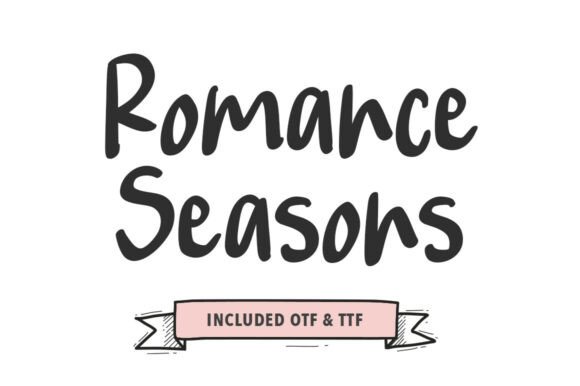 Romance Seasons: A Font for Heartfelt Editorial Design