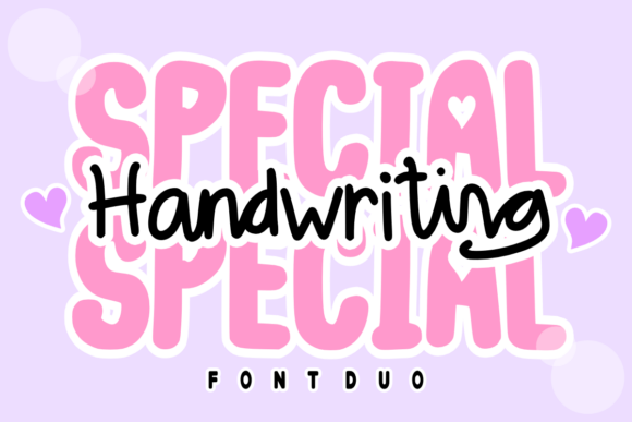 Special Handwriting Duo: A Font for Creative Web Design