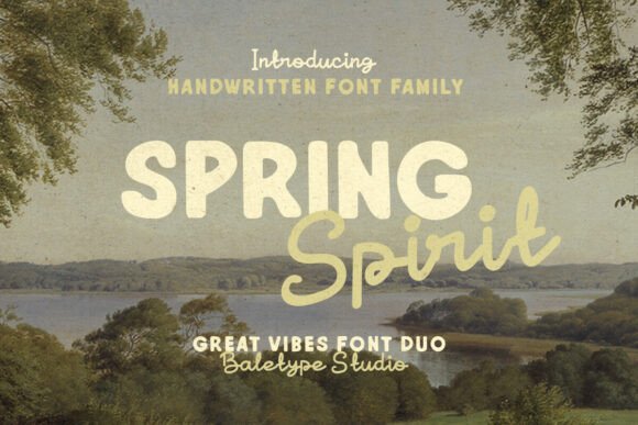 Spring Spirit: A Versatile Font for Campaign Creativity